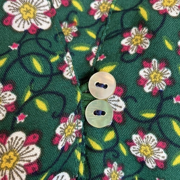 Mini Mignon Balloon Sleeve Blouse Kids Sz 12 French Girl Chic Feminine Paris - Picture 2 of 13